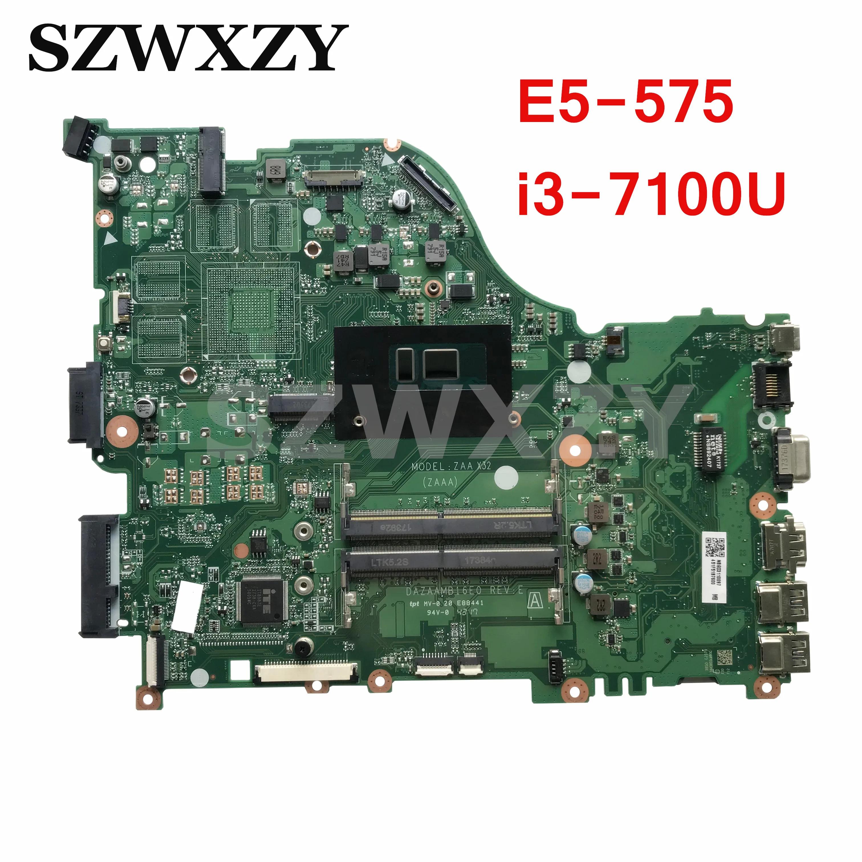 ̼ ƽ̾ E5-575 ƮϿ  , NBGD311009, DAZAAMB16E0, i3-7100U CPU 